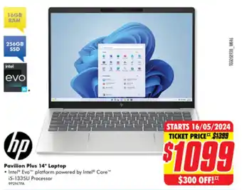 The Good Guys hp Pavilion Plus 14" Laptop offer