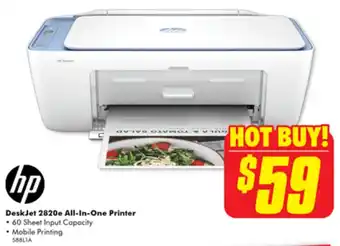 The Good Guys hp DeskJet 2820e All-In-One Printer offer