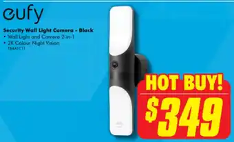 The Good Guys Security Wall Light Camera - Black offer