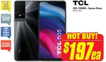 The Good Guys TCL 505 128GB - Space Grey offer