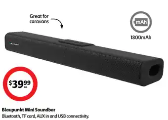 Coles Blaupunkt Mini Soundbar offer