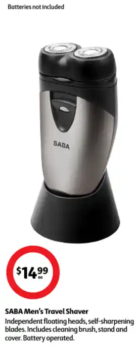 Coles SABA Men's Travel Shaver offer