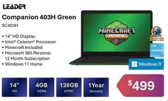 Leader Computers LEADER Companion 403H Green offer