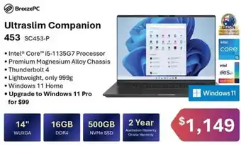 Leader Computers BreezePC Ultraslim Companion 453 offer