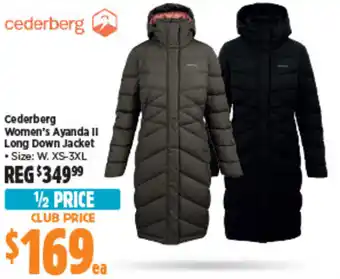 Anaconda Cederberg Women's Ayanda II Long Down Jacket offer