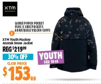 Anaconda XTM Youth Mackey Anorak Snow Jacket offer