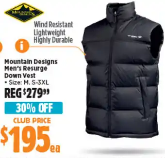 Anaconda Mountain Designs Men's Resurge Down Vest offer