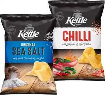 IGA Kettle Potato Chips 150-165g Selected Varieties offer