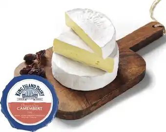 IGA King Island Dairy Cheese Camembert, Double Brie or Triple Cream Brie 175-200g offer