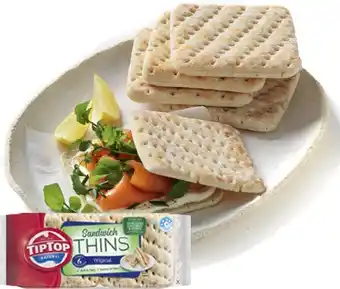 IGA Tip Top Sandwich or Burger Thins 204‑240g Selected Varieties offer