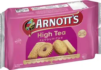 IGA Arnott's High Tea Favourites Biscuits 400g offer