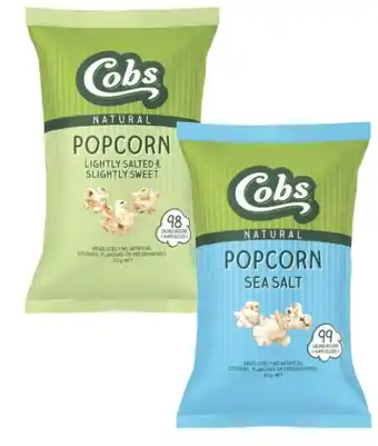 Coles Cobs Popcorn 80g-120g offer
