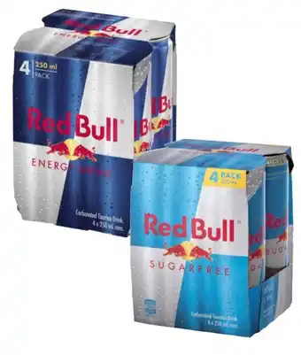 Coles Red Bull Energy Drink 4x250mL offer