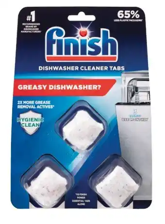 Coles Finish Dishwasher Cleaner Tablets 3 Pack offer