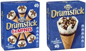 Coles Peters Drumstick 4 Pack-6 Pack 475mL-490mL offer