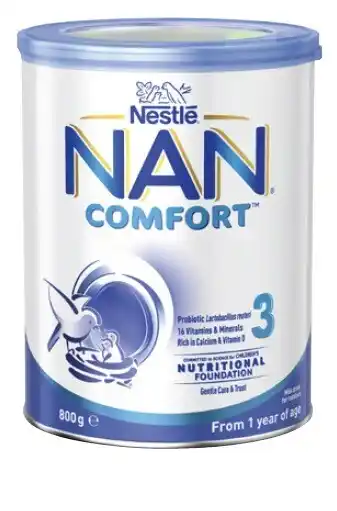 Coles Nestlé Nan Comfort Stage 3 Milk Drink 800g offer