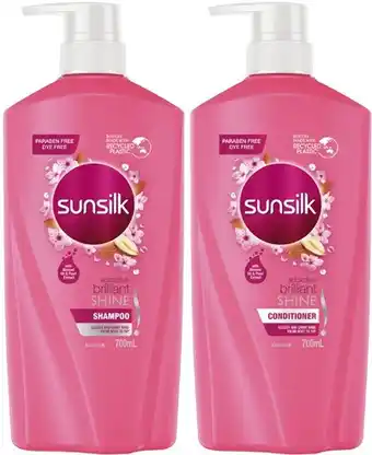 Coles Sunsilk Shampoo or Conditioner 700mL offer