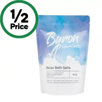 Woolworths Byron Bath Salts 500g offer