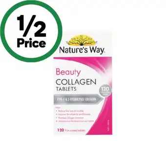 Woolworths Nature’s Way Beauty Collagen Tablets Pk 120 offer