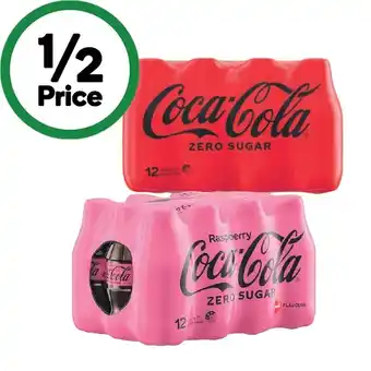 Woolworths Coca-Cola Soft Drink Varieties 12 x 300ml offer