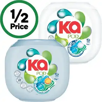 Woolworths Ka Pod Laundry Capsules Pk 45 offer