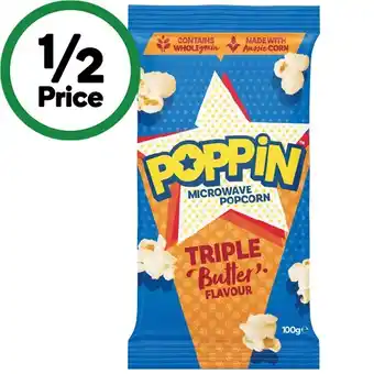 Woolworths Poppin Microwave Popcorn 85-100g offer