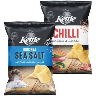 Woolworths Kettle Potato Chips 150-165g offer