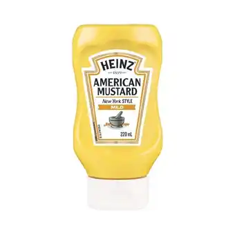 Woolworths Heinz American Mustard 220ml offer