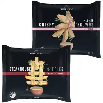 Woolworths Potato Utopia Fries, Crunchies or Hash Browns 500-700g offer