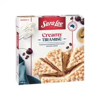 Woolworths Sara Lee Tiramisu 415g – From the Freezer offer