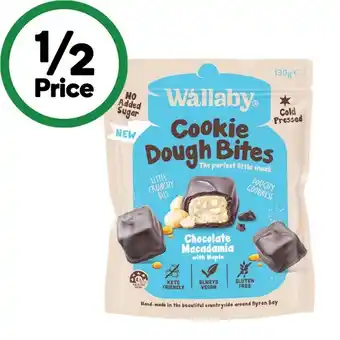 Woolworths Wallaby Cookie Dough Bites 130g – From the Health Food Aisle offer