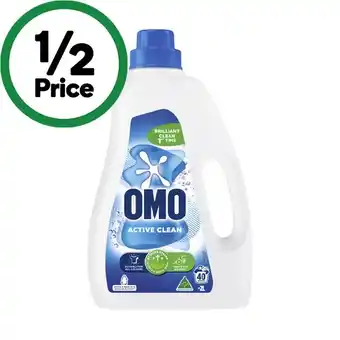 Woolworths OMO Active Clean Laundry Liquid 2 Litre offer