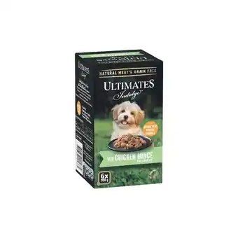 Woolworths Ultimates Wet Dog Food Pk 6 x 100g offer