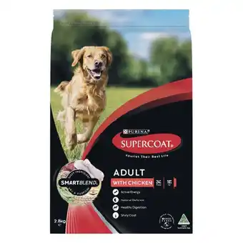 Woolworths Supercoat Dry Dog Food 2.6-2.8 kg offer