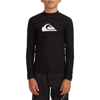 Rebel Sport Quiksilver boys long sleeve rash vest offer
