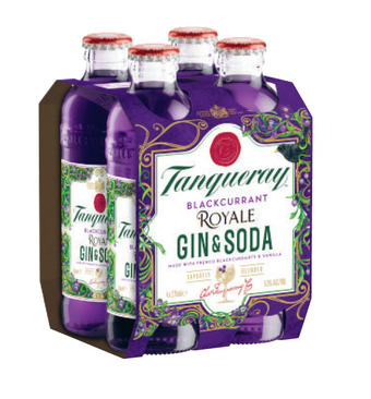 Liquorland Tanqueray blackcurrant and soda bottle 275ml offer