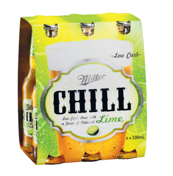 Miller chill premium bottles 6x330ml