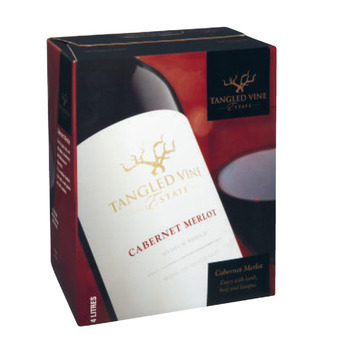 Liquorland Tangled vine cabernet merlot cask 4lt offer