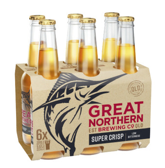 Liquorland Great northern super crisp lager block bottles 6x330ml offer