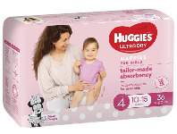 Huggies Ultra Dry Nappies Size 4 Girl 10-15kg Bulk 36 Pack