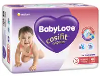 BabyLove Cosifit Crawler Nappies 40 Pack