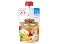 Heinz Apple Peach & Mango Pouch 120g 4m+