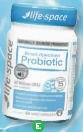 Woolworths life-space Broad Spectrum Probiotic offer