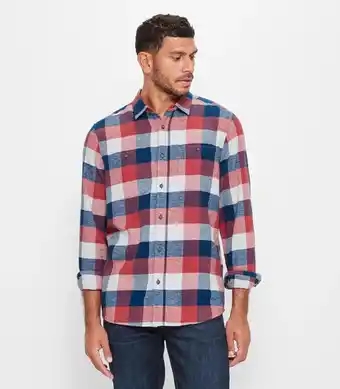 Target Brushed Check Shirt - Red offer