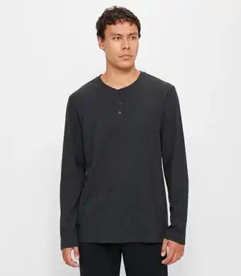 Target Henley Long Sleeve Sleep Top offer