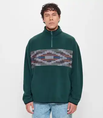 Target Polar Fleece Quarter Zip Jumper - Commons offer