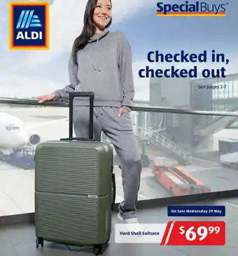 ALDI Hard Shell Suitcase offer