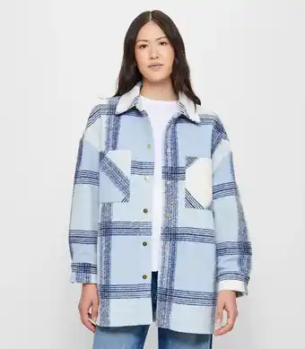 Target Oversized Shacket - Blue Check offer