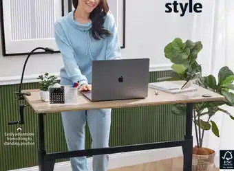 ALDI Standing Office Desk offer