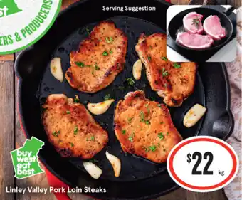 Linley Valley Pork Loin Steaks